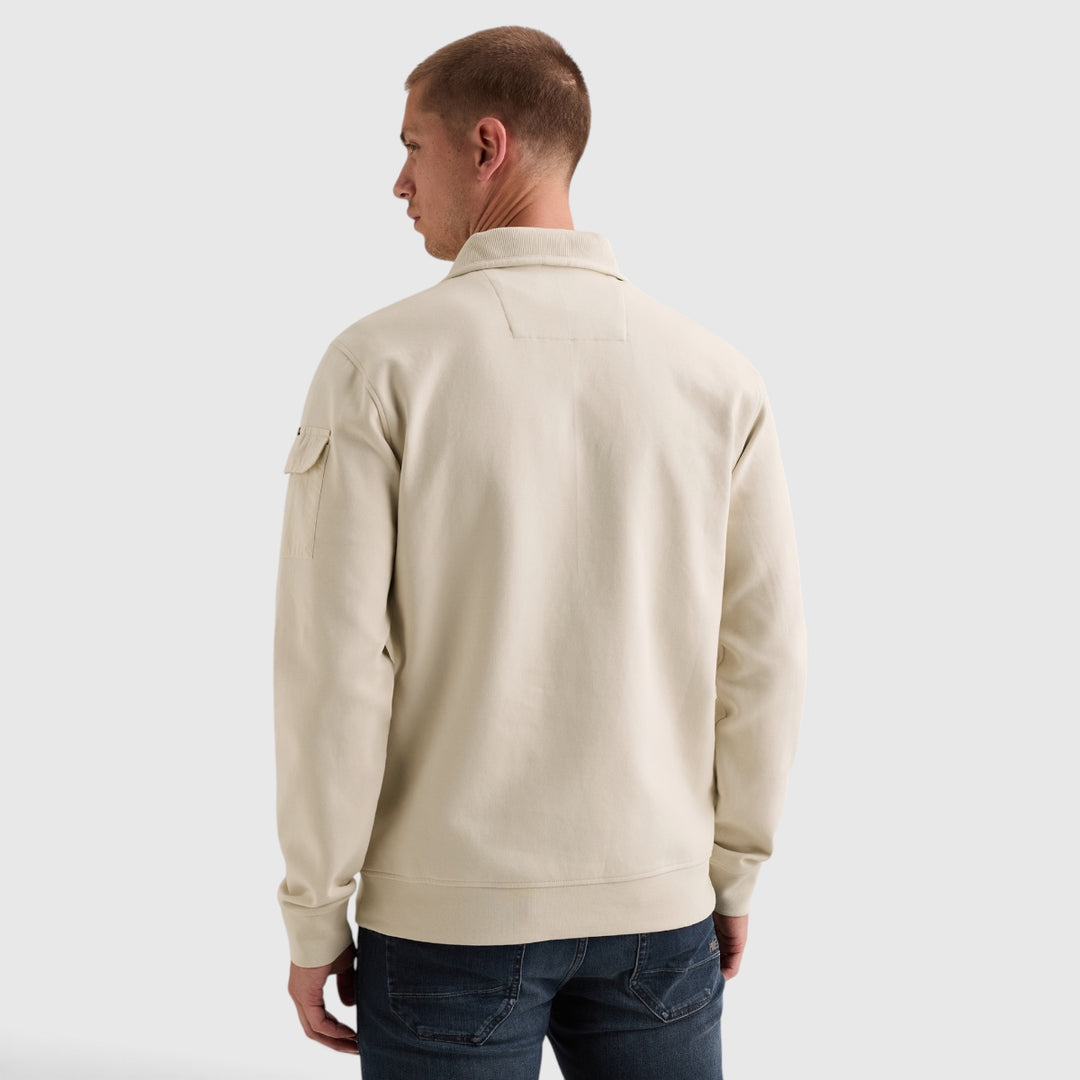 PME Legend Sweater Half Zip Collar Interlock Jersey