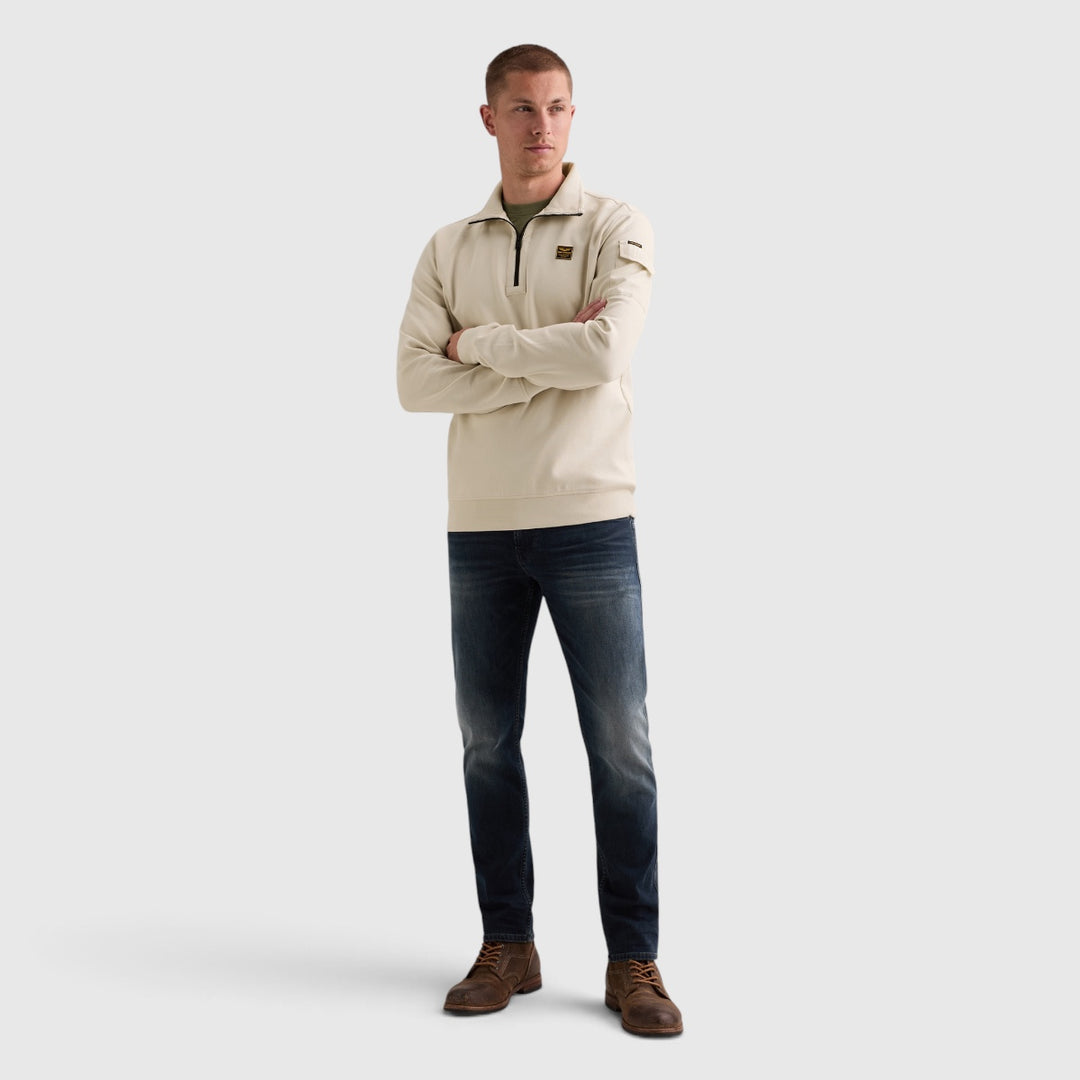 PME Legend Sweater Half Zip Collar Interlock Jersey