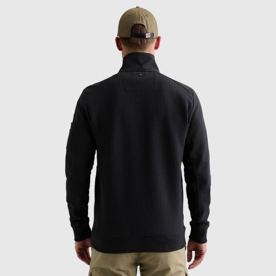 PME Legend Vest Jacquard met Flight Pocket in Salute / Blauw, productfoto 2