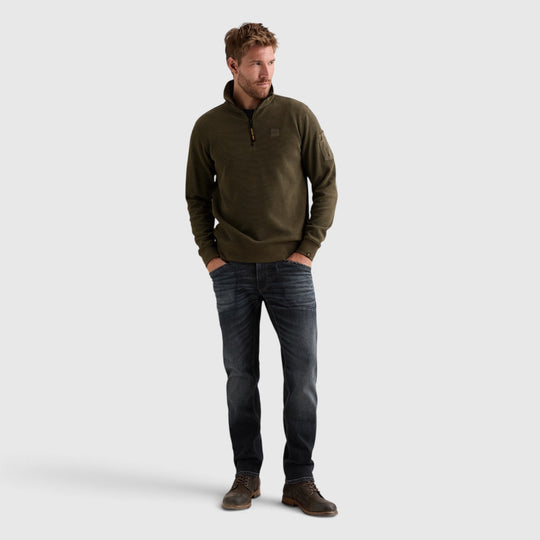 PME Legend Sweater Half Zip met Flight Pocket