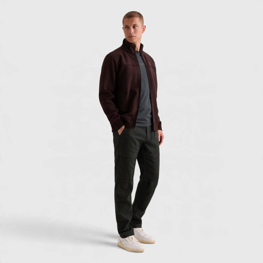 PSW2610475-4357 PME Legend Vest Interlock Dark Aubergine / Donker auberginepaars
