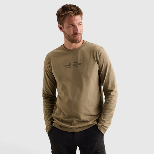PME Legend T-shirt met Lange Mouwen en Artwork