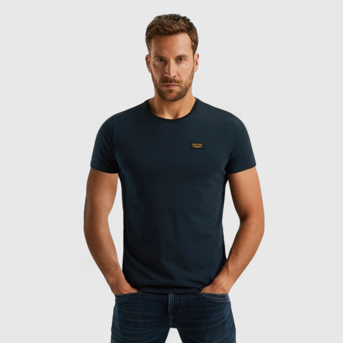 round neck guyver t-shirt ptss0000555 5073 pme legend shirt salute back