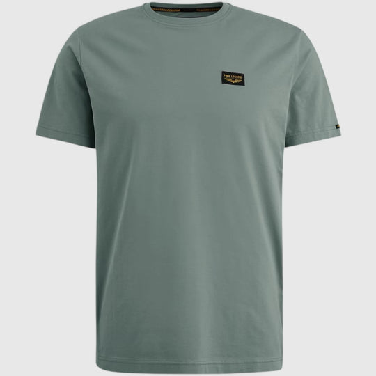 PTSS0000555-6024 PME Legend Short Sleeve Round Neck Guyver T-Shirt Balsam Green / Groen