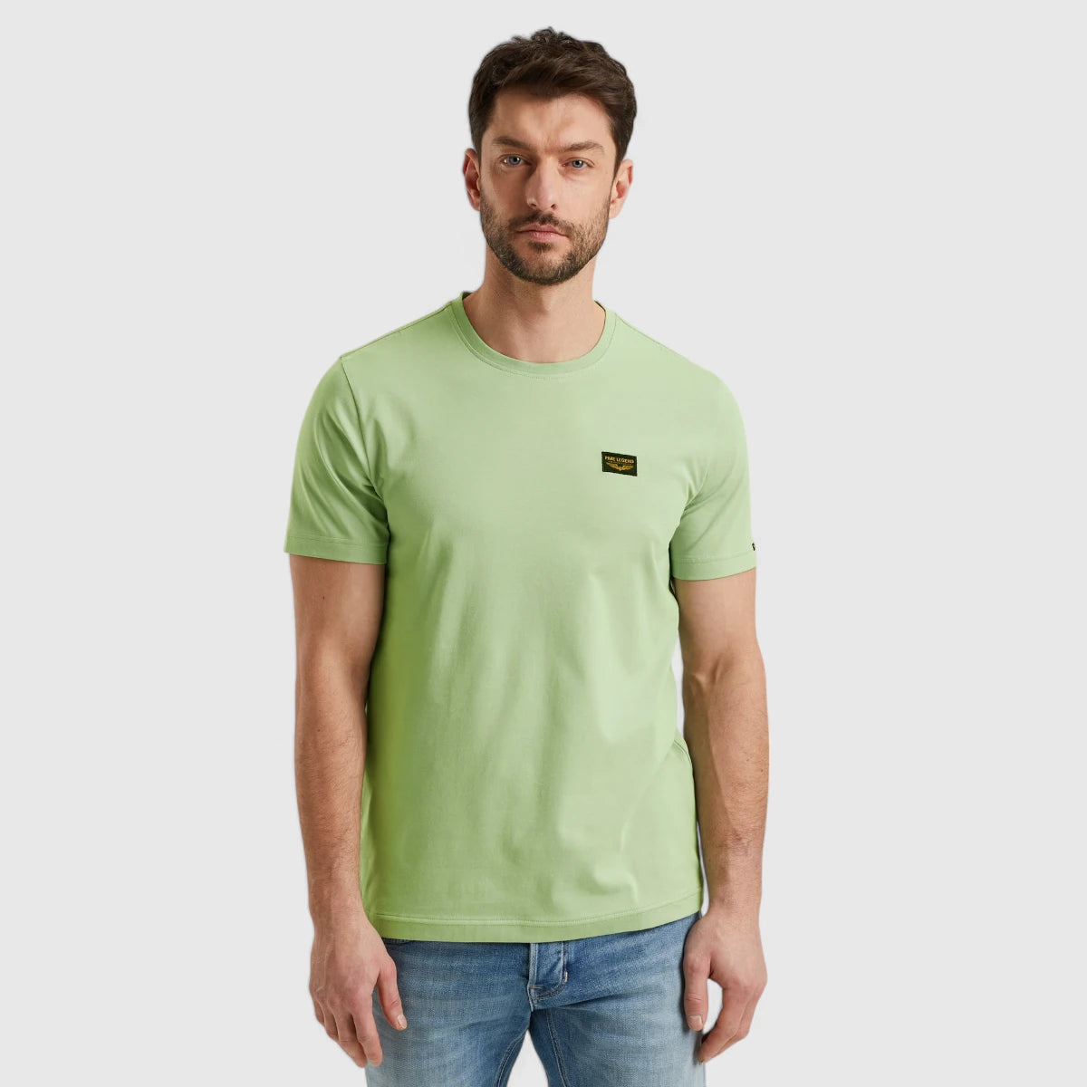 PTSS2504599-6258 PME Legend Short Sleeve Round Neck Guyver T-Shirt Quiet Green