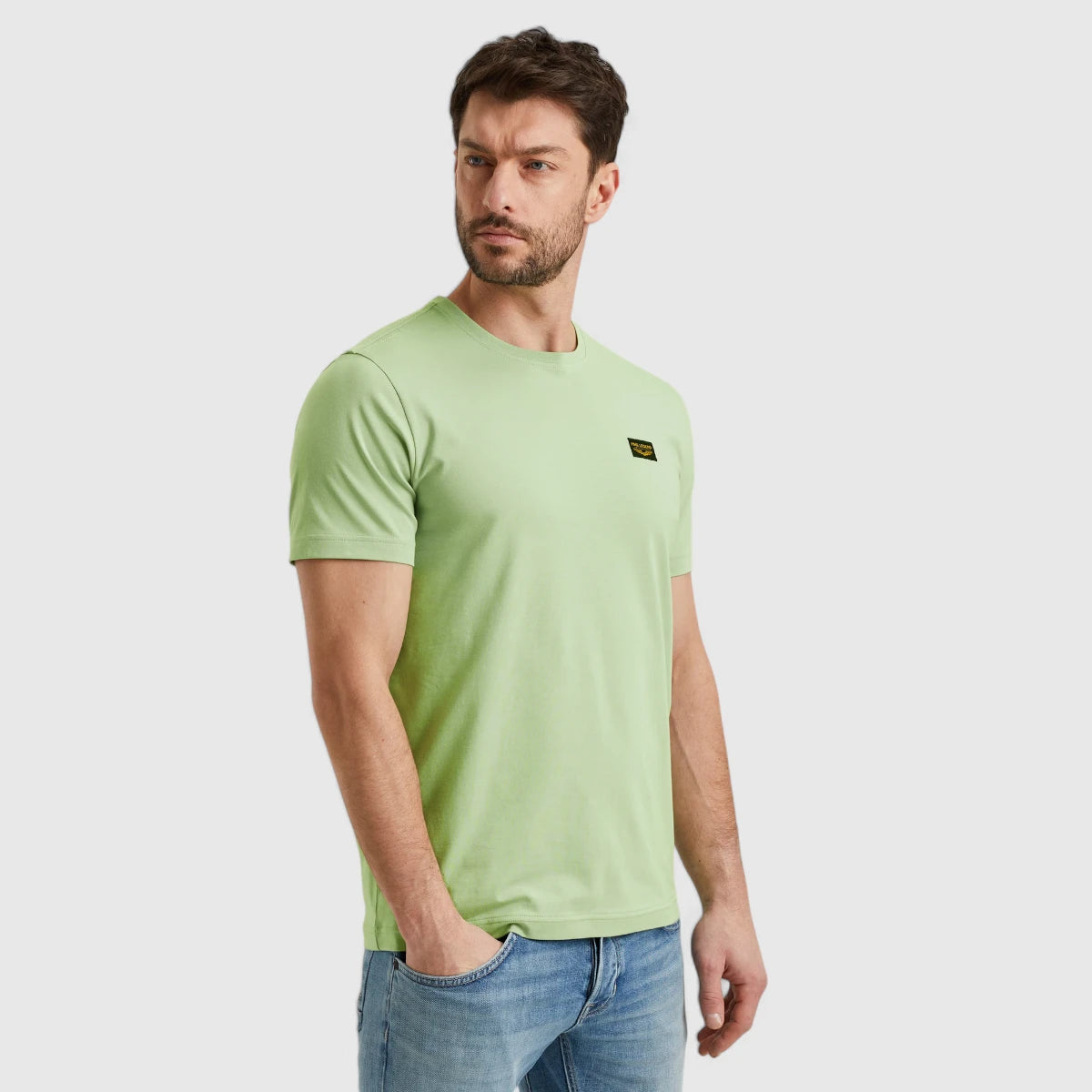 PTSS2504599-6258 PME Legend Short Sleeve Round Neck Guyver T-Shirt Quiet Green