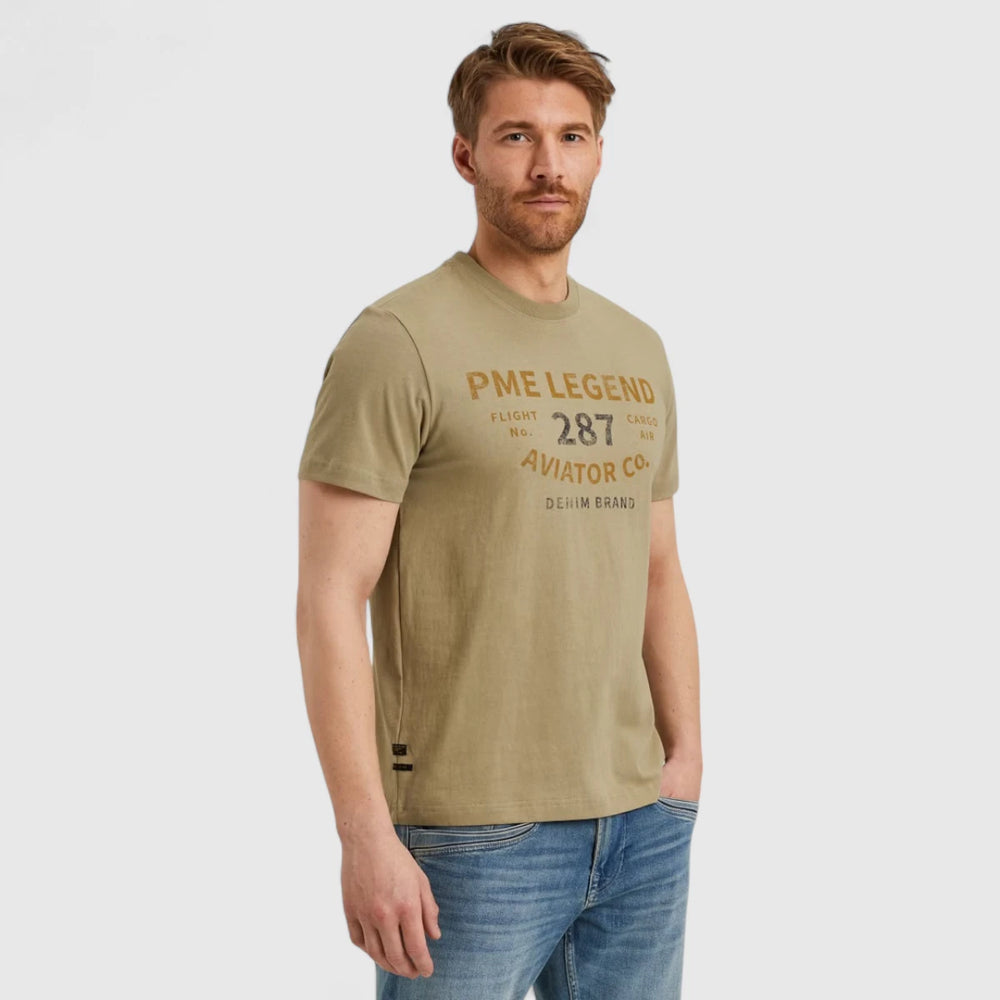 PTSS2506552-6391 PME Legend T-Shirt Open End Jersey Silver Sage