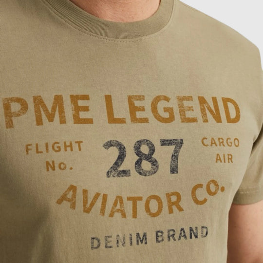PTSS2506552-6391 PME Legend T-Shirt Open End Jersey Silver Sage