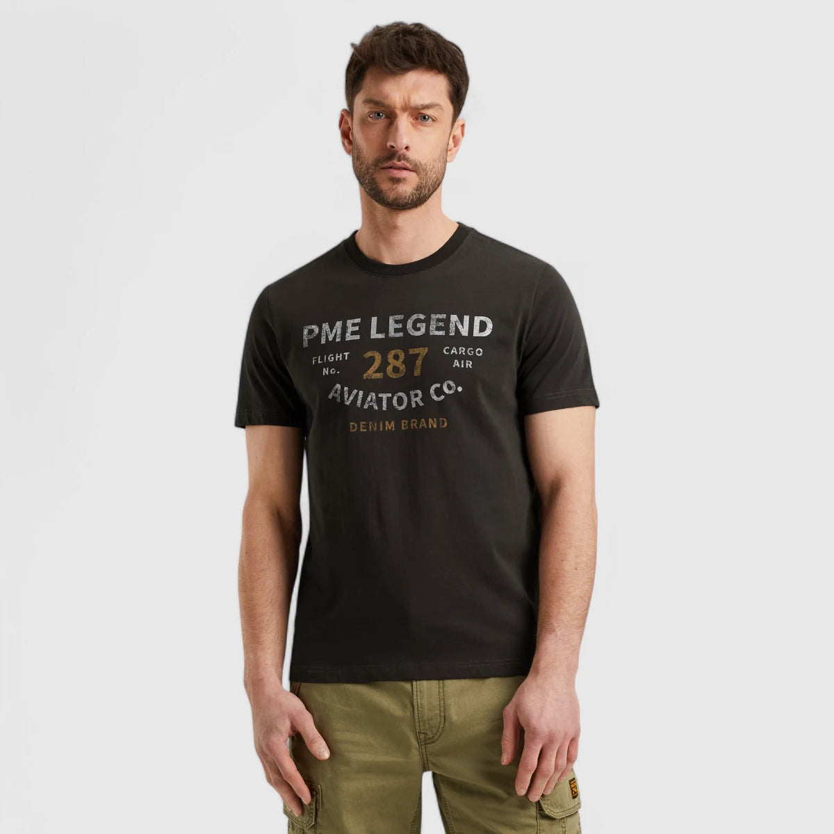 PTSS2506552-9140 PME Legend T-Shirt Open End Jersey Opsidian