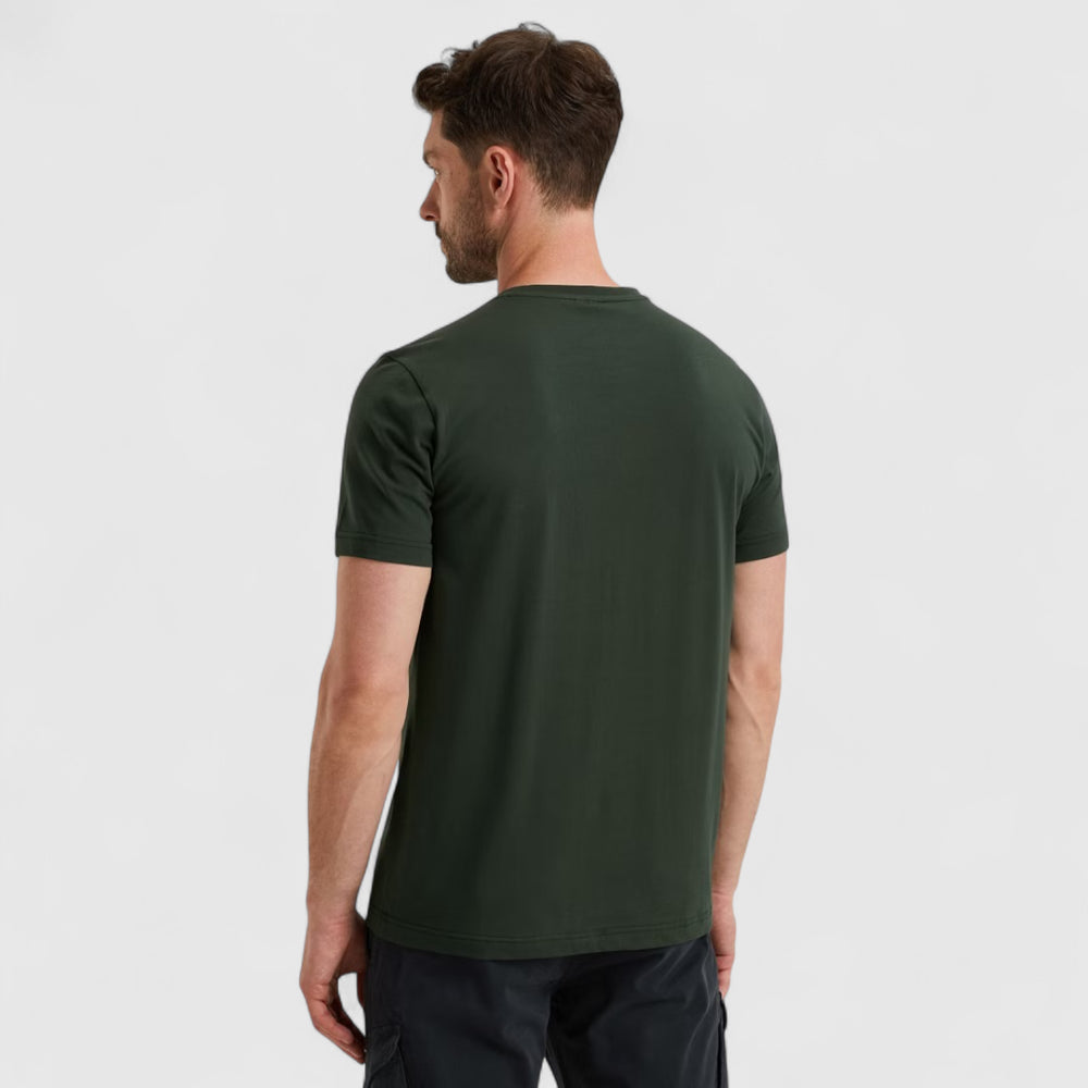 PTSS2510584-6027 PME Legend T-Shirt Cotton Elastane Jersey Darkest Spruce / Groen