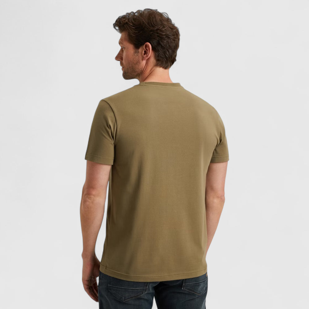 PTSS2510584-6389 PME Legend T-Shirt Cotton Elastane Jersey Dusky Green / Groen