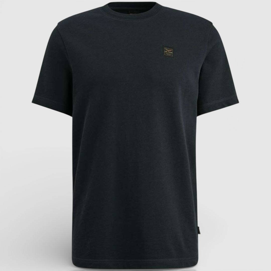 PTSS2511565-5282 PME Legend T-Shirt Korte Mouw Ronde Hals Heavy Slub Jersey Blue