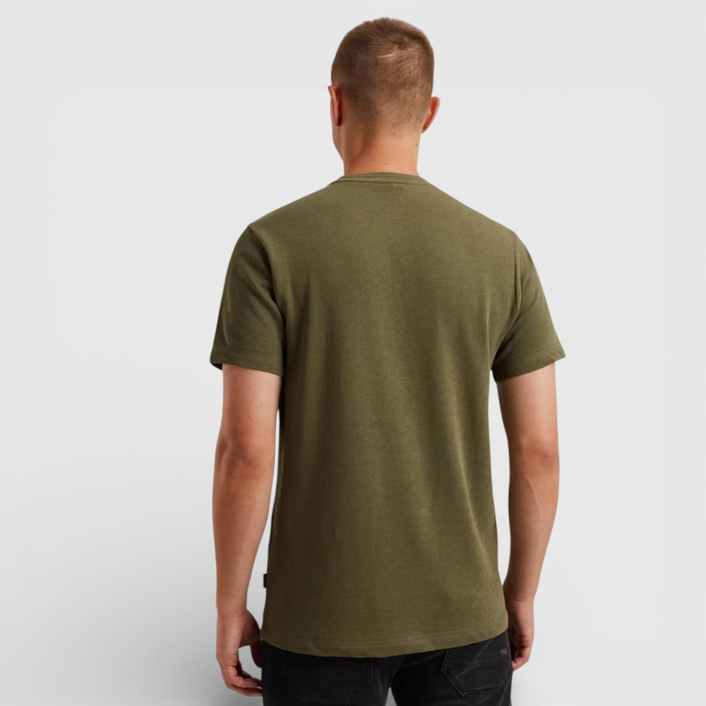 PTSS2511565-6213 PME Legend T-Shirt Korte Mouw Ronde Hals Heavy Slub Jersey Four Leaf Clover / Groen