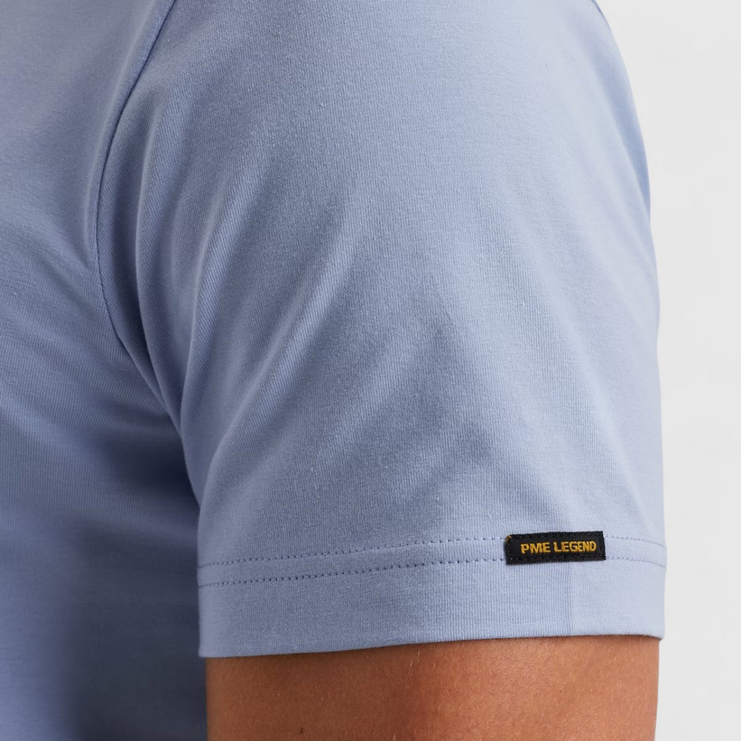 PTSS2511599-5299 PME Legend Short Sleeve Round Neck Guyver T-Shirt Hydrangea / Blauw