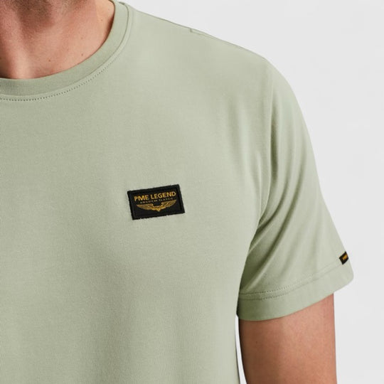 PTSS2511599-6163 PME Legend Short Sleeve Round Neck Guyver T-Shirt Desert Sage / Groen
