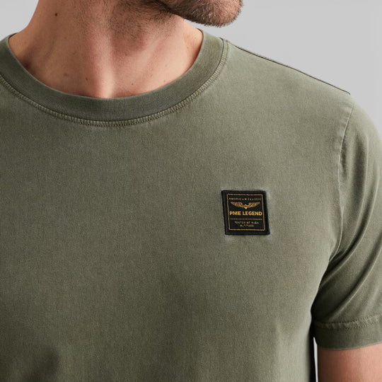 PTSS2602562-6415 PME Legend T-Shirt Special Washed Garment Dye Four Leaf Clover