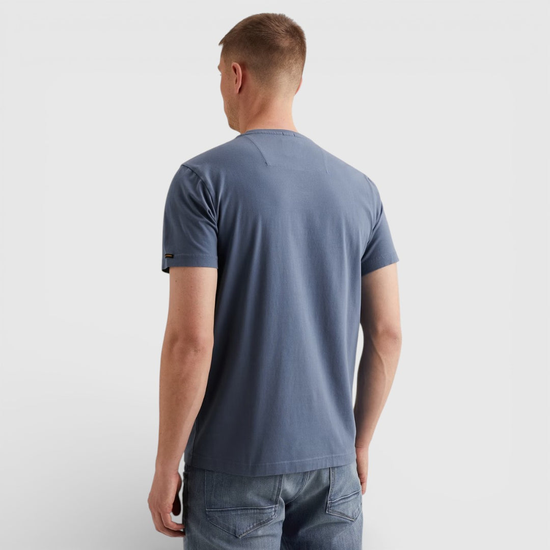 PTSS2602599-5052 PME Legend Short Sleeve Round Neck Guyver T-Shirt Bijou Blue / Blauw
