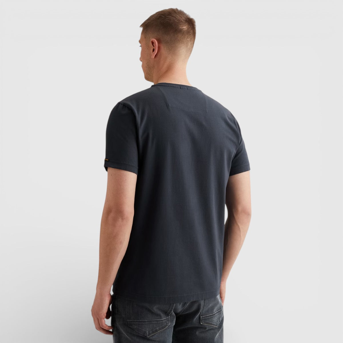PTSS2602599-5116 PME Legend Short Sleeve Round Neck Guyver T-Shirt Mood Indigo / Blauw
