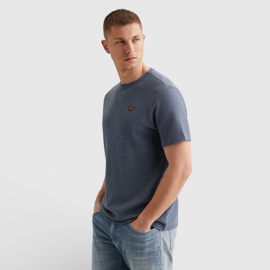 PME Legend T-shirt met Two-Tone Structuur