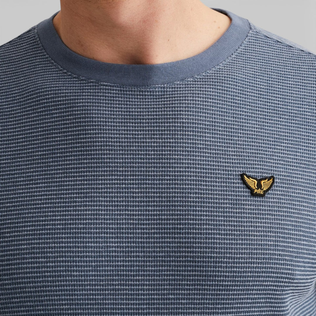 PME Legend T-shirt met Two-Tone Structuur