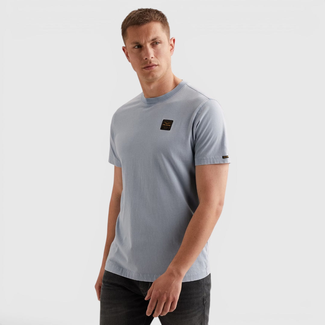 PTSS2605562-5299 PME Legend T-Shirt Special Washed Garment Dye Hydrangea / Blauw
