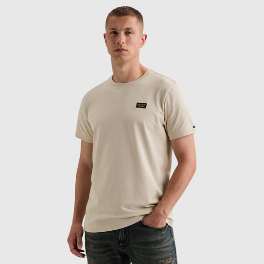 PTSS2608599-7013 PME Legend Short Sleeve Round Neck Guyver T-Shirt Bone White / Beige