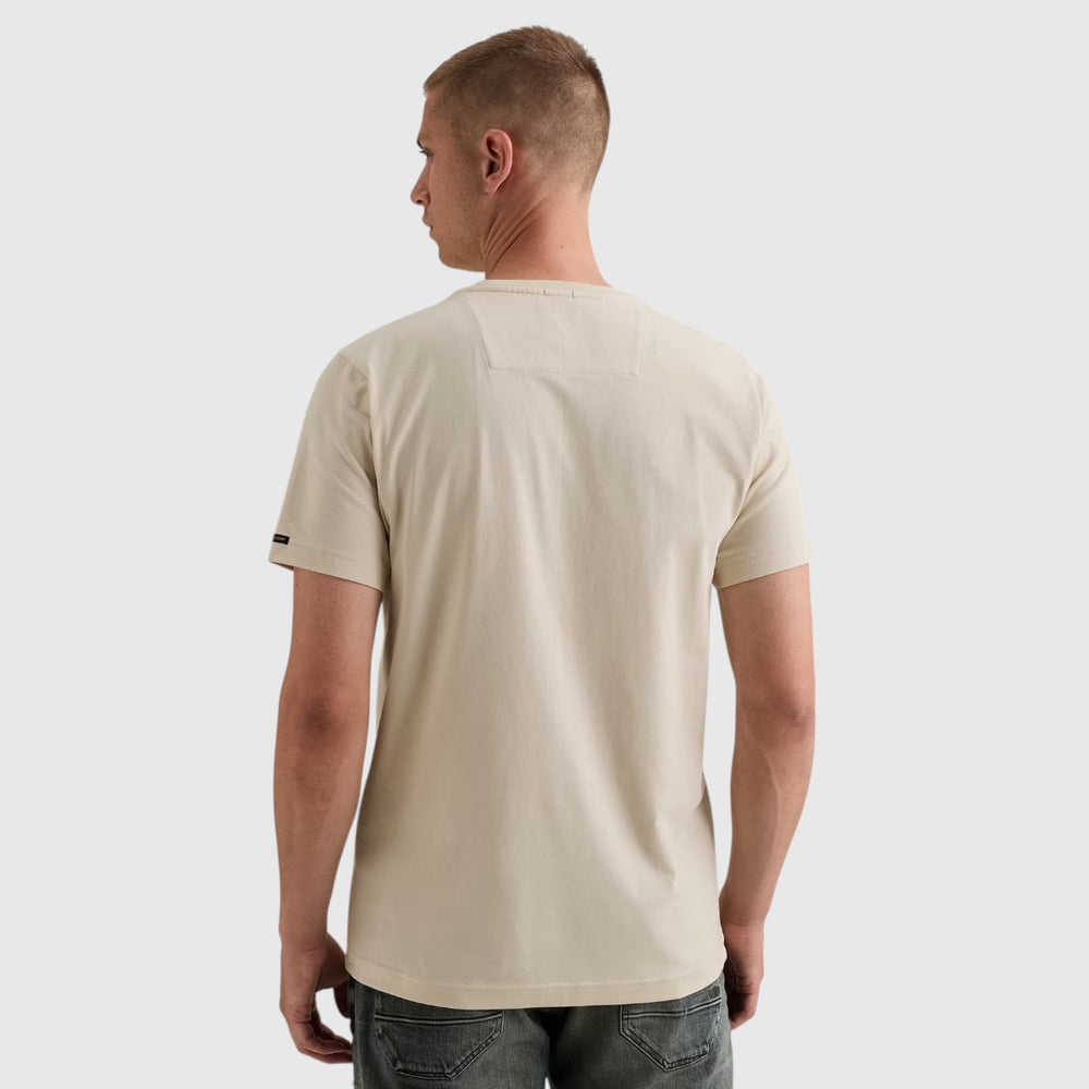 PTSS2608599-7013 PME Legend Short Sleeve Round Neck Guyver T-Shirt Bone White / Beige