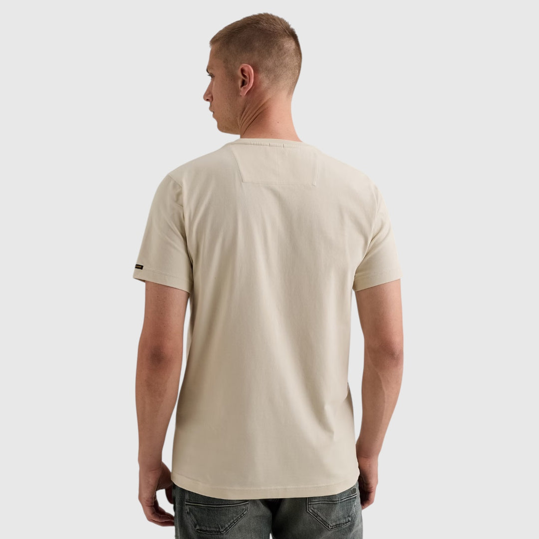 PTSS2608599-7013 PME Legend Short Sleeve Round Neck Guyver T-Shirt Bone White / Beige