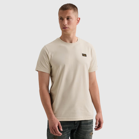 PTSS2608599-7013 PME Legend Short Sleeve Round Neck Guyver T-Shirt Bone White / Beige