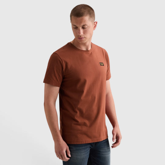 PTSS2608599-8178 PME Legend Short Sleeve Round Neck Guyver T-Shirt Arabian Spice / Rood