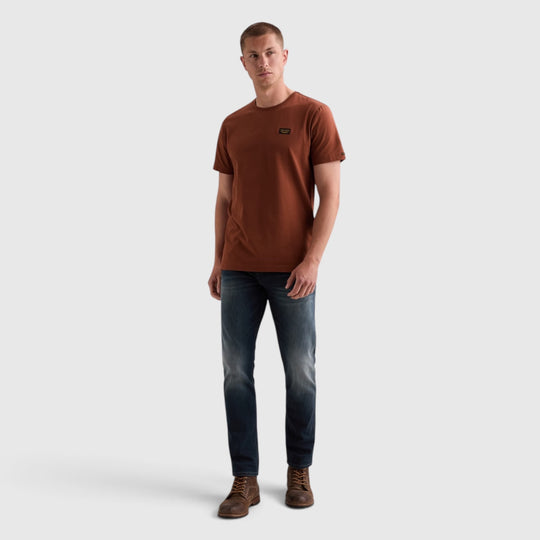 PTSS2608599-8178 PME Legend Short Sleeve Round Neck Guyver T-Shirt Arabian Spice / Rood