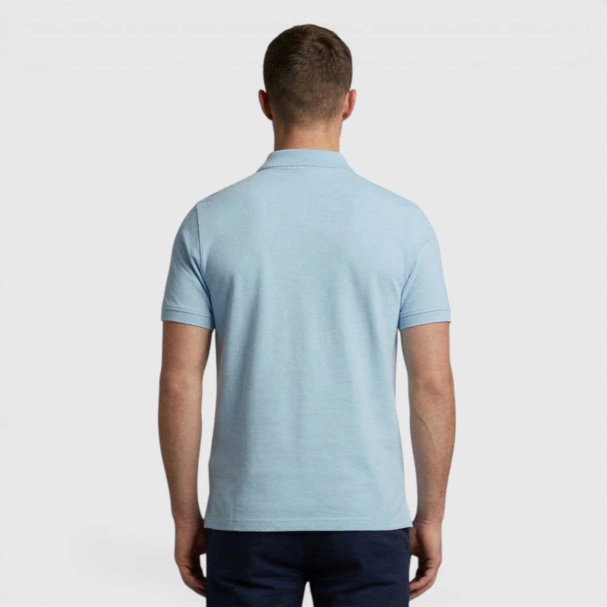 SP2255TONT-Y075 Lyle & Scott Polo Shirt Superfine Airy Blue