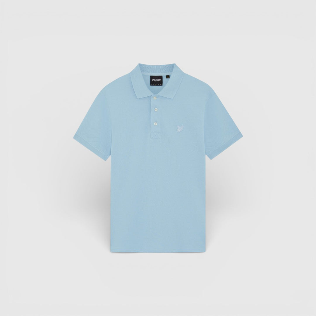  SP2255TONT-Y075 Lyle & Scott Polo Shirt Superfine Airy Blue
