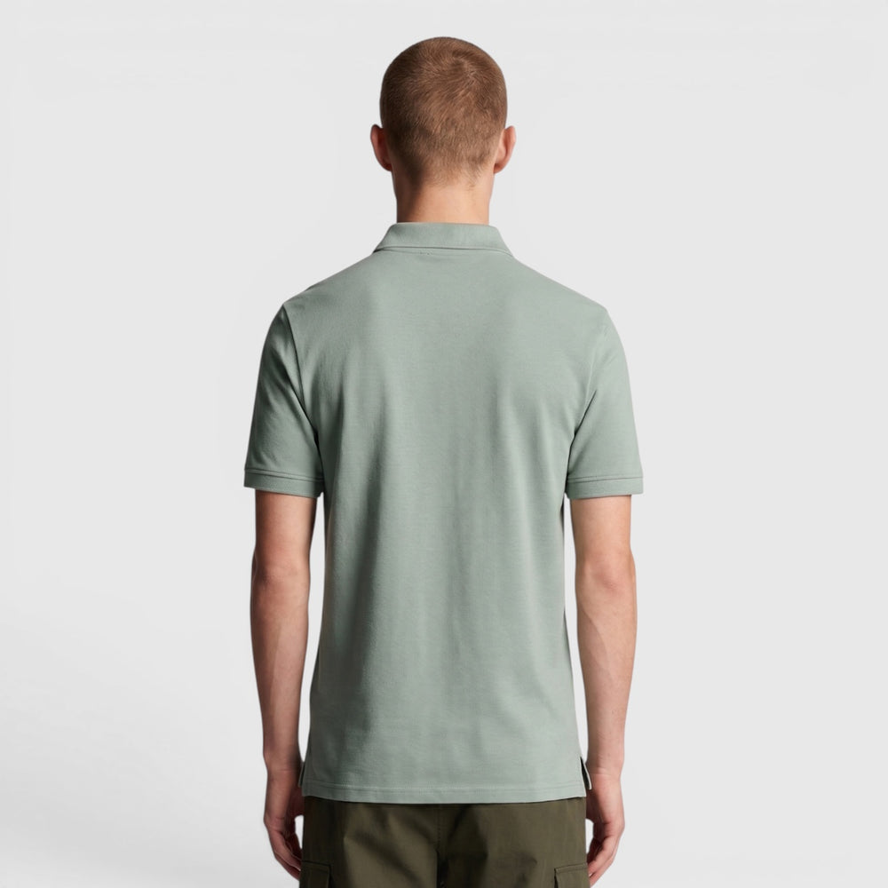 SP400VOG-X882 Lyle & Scott Plain Polo Shirt Short Sleeve Colt Mint / Groen