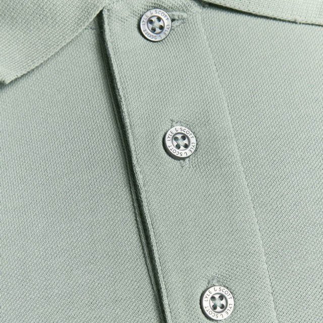 SP400VOG-X882 Lyle & Scott Plain Polo Shirt Short Sleeve Colt Mint / Groen