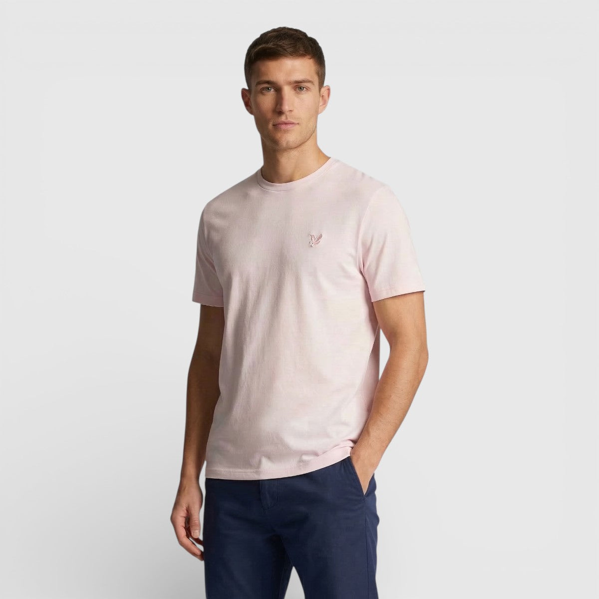 TS2255TONT-W488 Lyle & Scott T-Shirt Tonal Eagle Superfine Light Pink / Roze