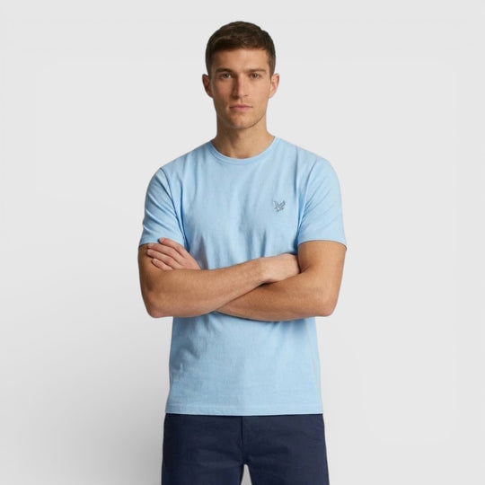 TS2255TONT-Y075 Lyle & Scott T-Shirt Tonal Eagle Superfine Airy Blue / Blauw