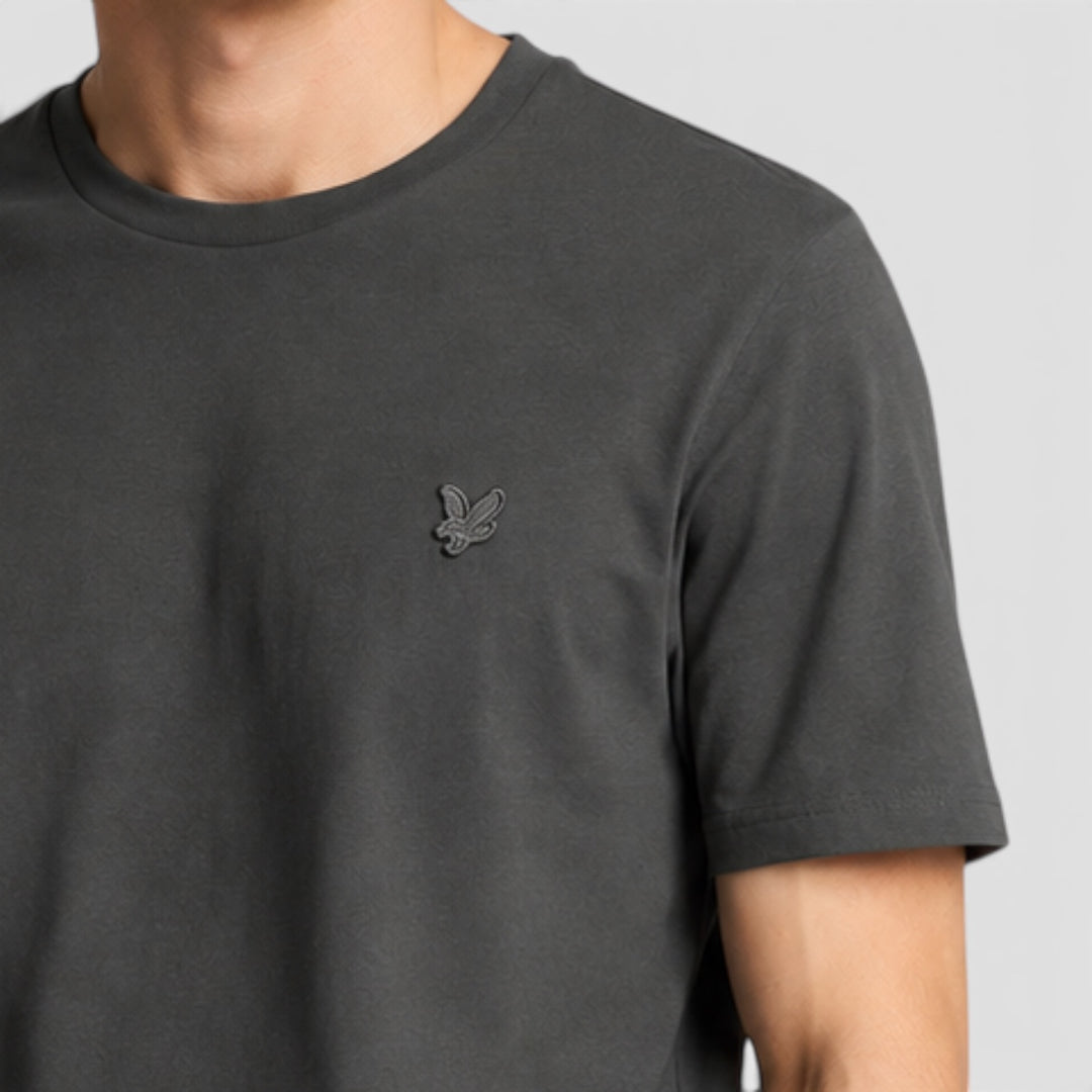TS400TON-W635 Lyle & Scott Tonal Eagle T-Shirt Gunmetal