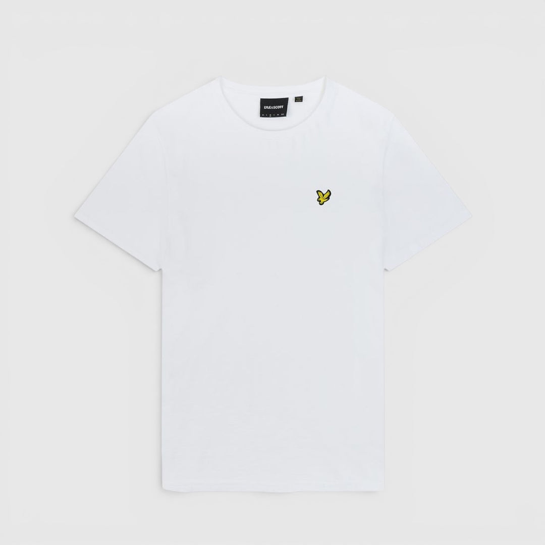 ts400vog 626 plain t-shirt short sleeve lyle & scott polo white body