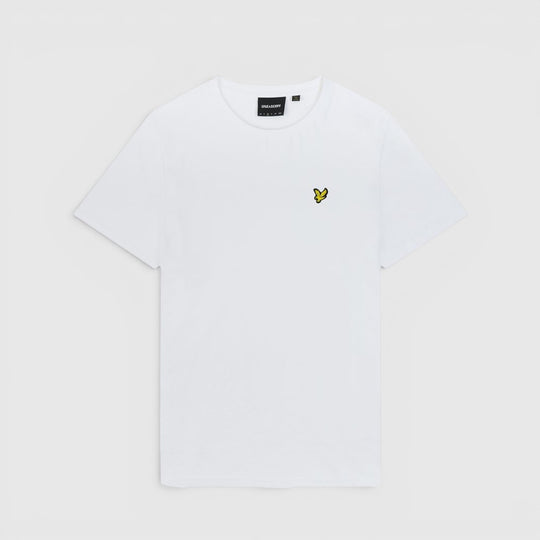ts400vog 626 plain t-shirt short sleeve lyle & scott polo white body