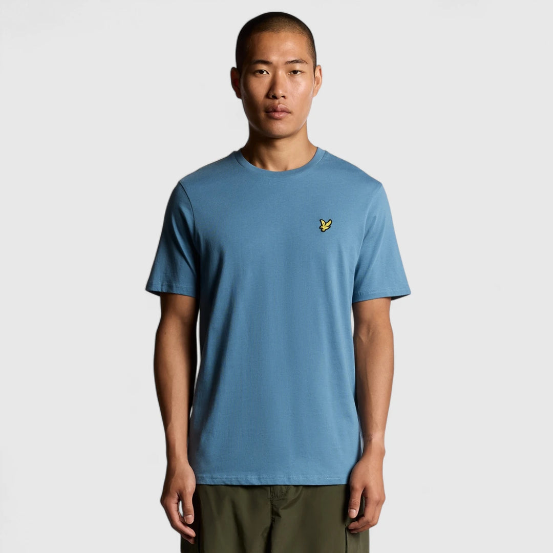 TS400VOG-X861 Lyle & Scott Plain T-Shirt Short Sleeve Ocean Sky