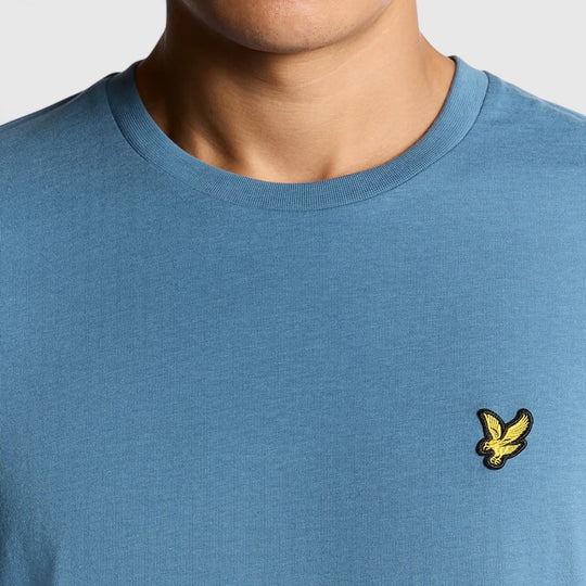 TS400VOG-X861 Lyle & Scott Plain T-Shirt Short Sleeve Ocean Sky