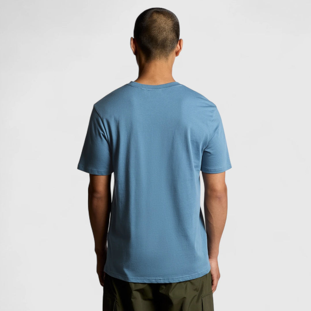 TS400VOG-X861 Lyle & Scott Plain T-Shirt Short Sleeve Ocean Sky