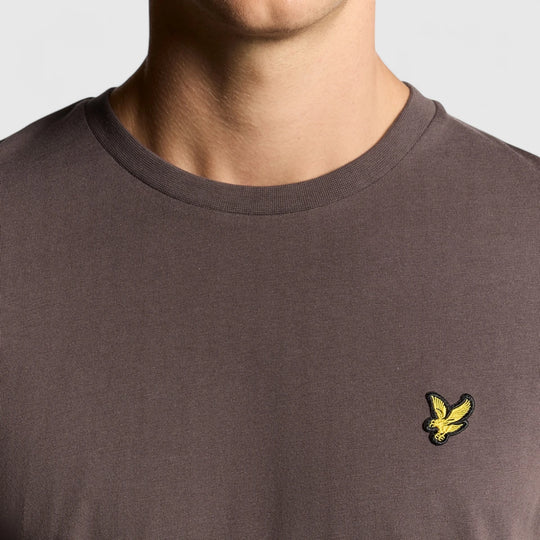 TS400VOG-X863 Lyle & Scott Plain T-Shirt Short Sleeve Espresso