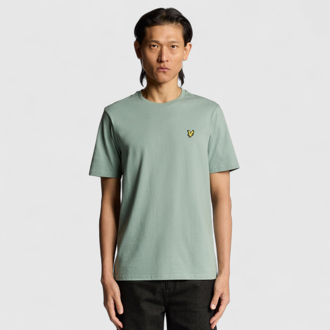 TS400VOG-X882 Lyle & Scott Plain T-Shirt Short Sleeve Cold Mint / Groen