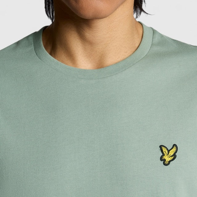TS400VOG-X882 Lyle & Scott Plain T-Shirt Short Sleeve Cold Mint / Groen