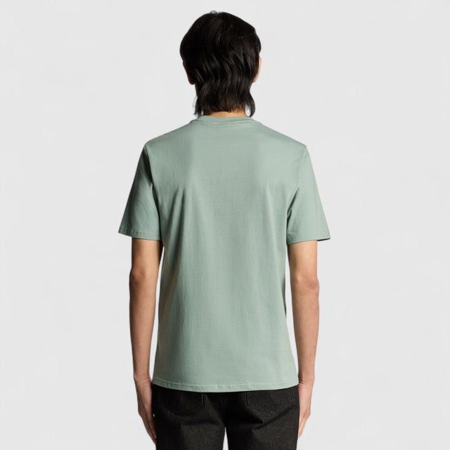 TS400VOG-X882 Lyle & Scott Plain T-Shirt Short Sleeve Cold Mint / Groen