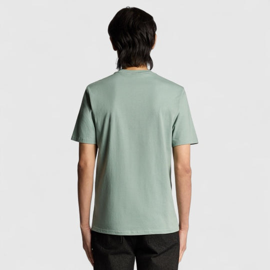 TS400VOG-X882 Lyle & Scott Plain T-Shirt Short Sleeve Cold Mint / Groen