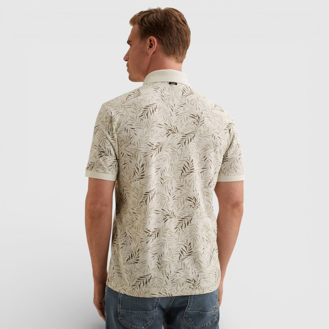 VPSS2602812-7004 Vanguard Polo Stretch Pique Blend Cloud Dancer / Ecru