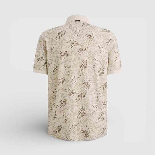 VPSS2602812-7004 Vanguard Polo Stretch Pique Blend Cloud Dancer / Ecru